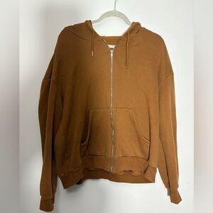 SHEIN Camel Fleece-Lined Jacket